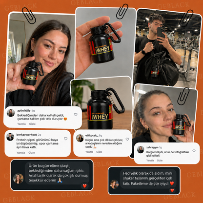 GE-BLACK® Mini Protein Anahtarlık